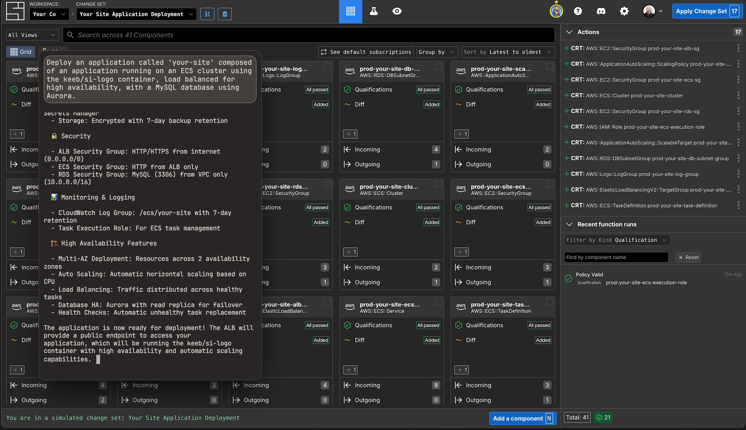 System Initiative Screenshot